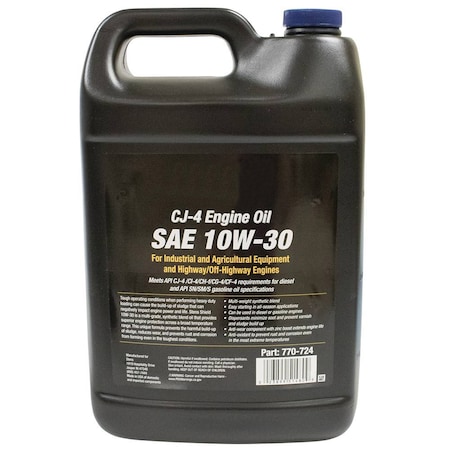 Aftermarket 10W30 CJ4 Oil for Universal Products SSK20-0076